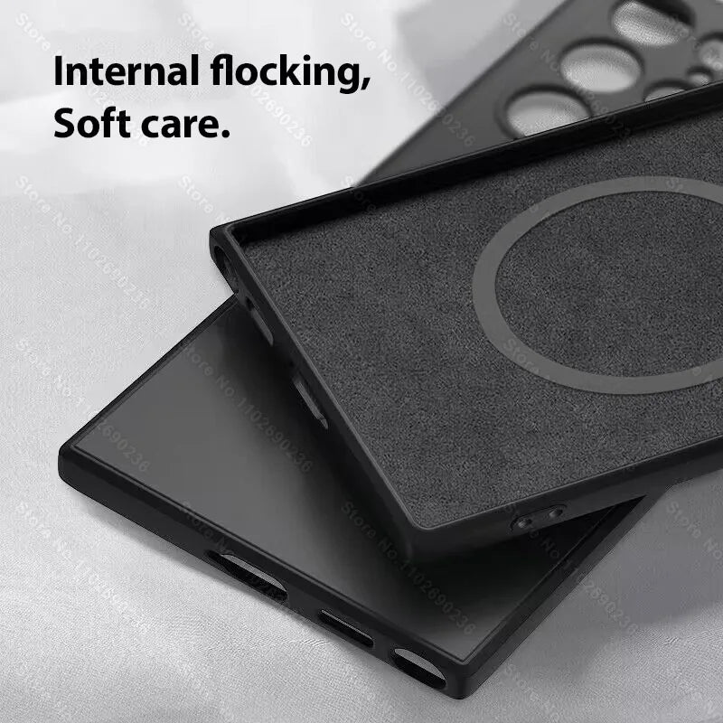 Für Samsung MagSafe Silikon Hülle