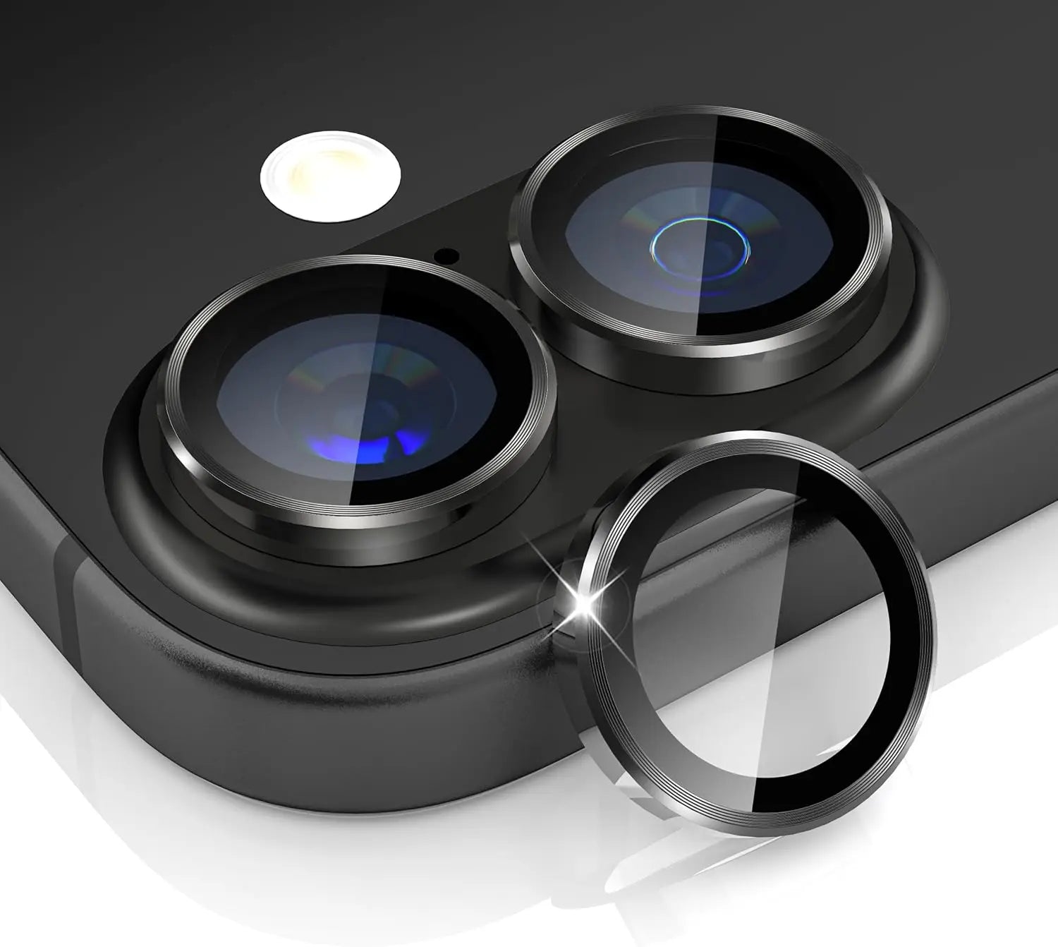 Bling Glitter Kamera Schutzglas für iPhone 17