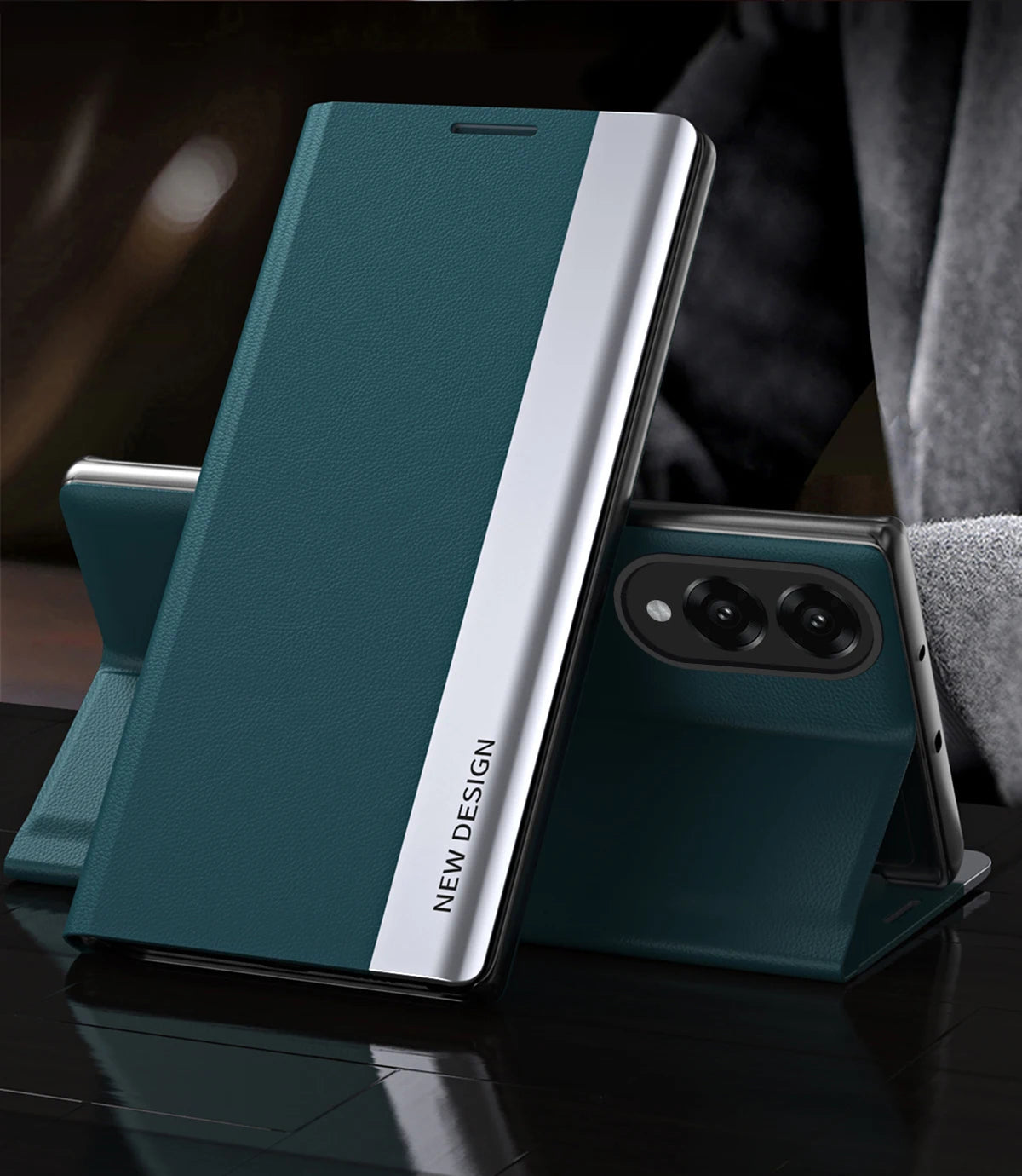 Luxuriöse Leder Wallet Hülle für Samsung Galaxy S10 bis S25