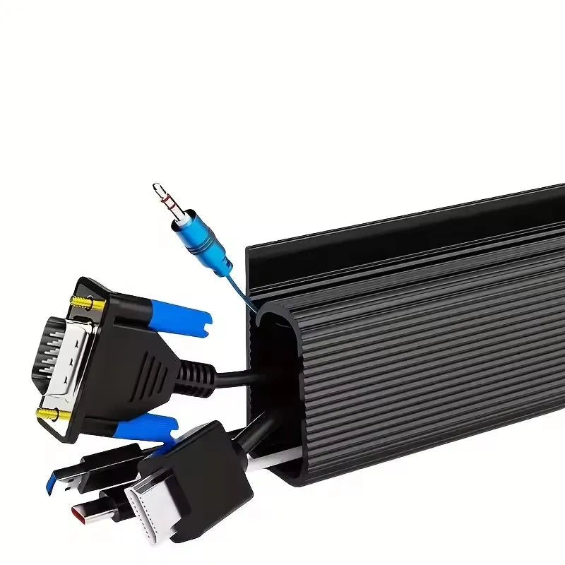 Kabelmanagement-Tablett 40 cm für Schreibtisch