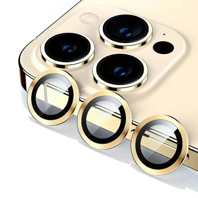 Metall-Ring Kameraobjektivschutz für iPhone 11–15 Pro Max