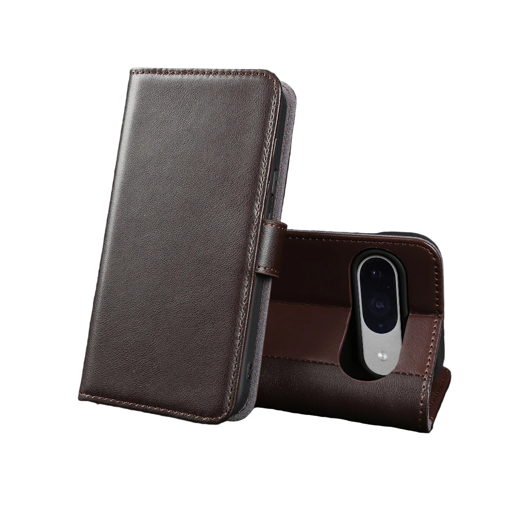 Luxuriöse Echtleder Handyhülle für Google Pixel 10