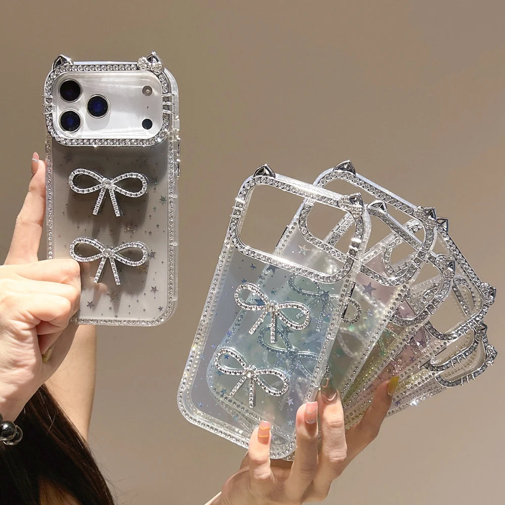 3D Cat Ears Case for iPhone 17 Series