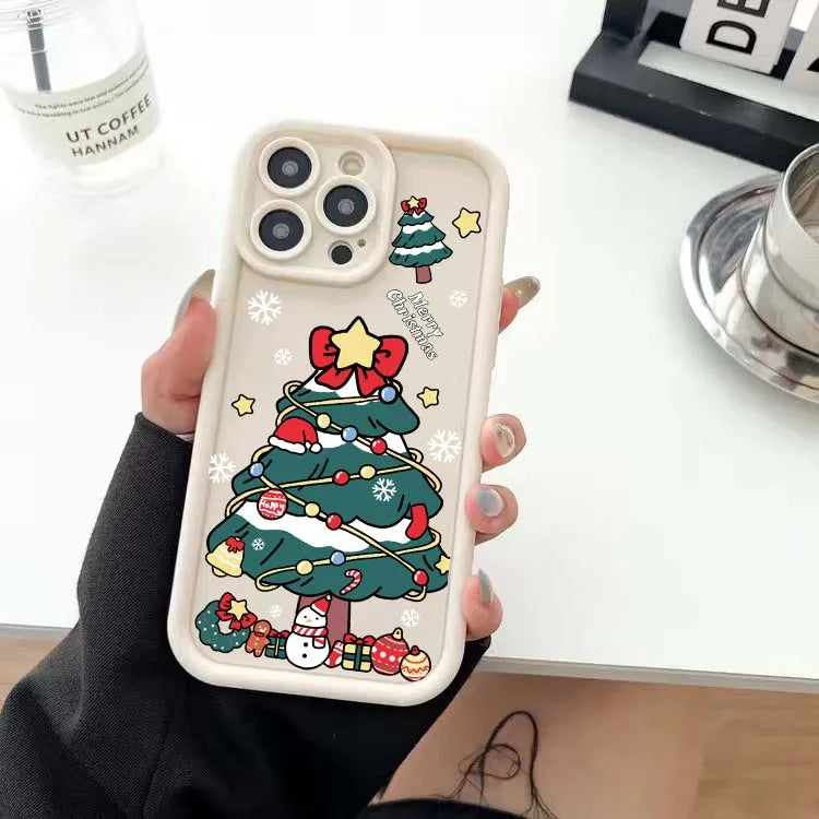 Pixel 9 8 Case Christmas Cartoon Silicone Full Protection Case