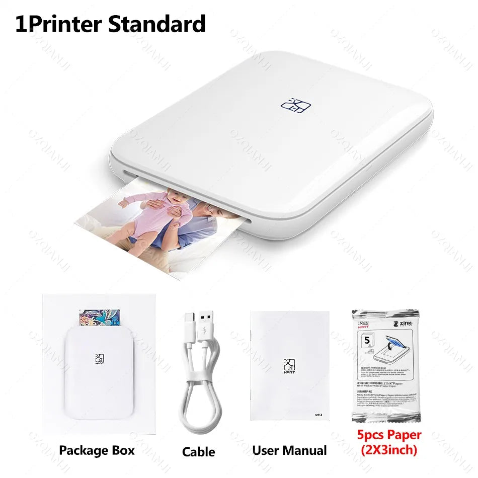 HPRT MT53 Mobiler Mini Fotodrucker mit Zink-Technologie