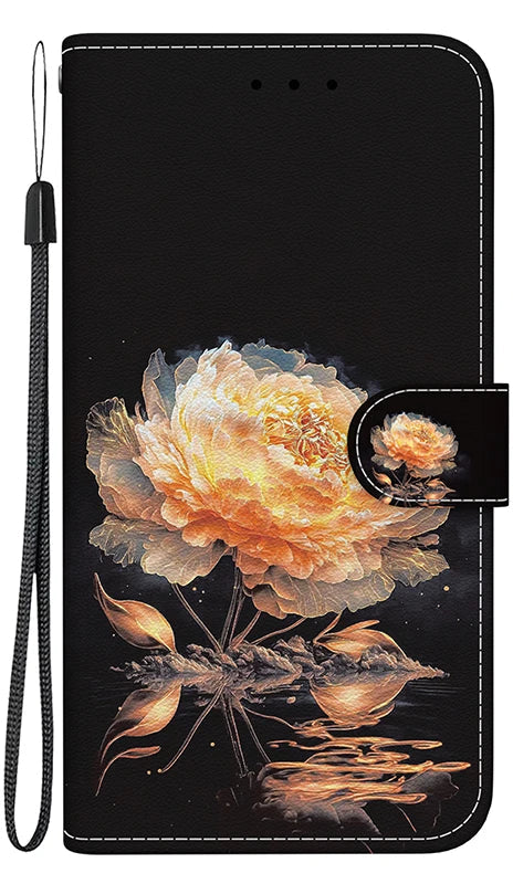 Stand Flip Wallet Hülle für Samsung Galaxy S25 Cartoon