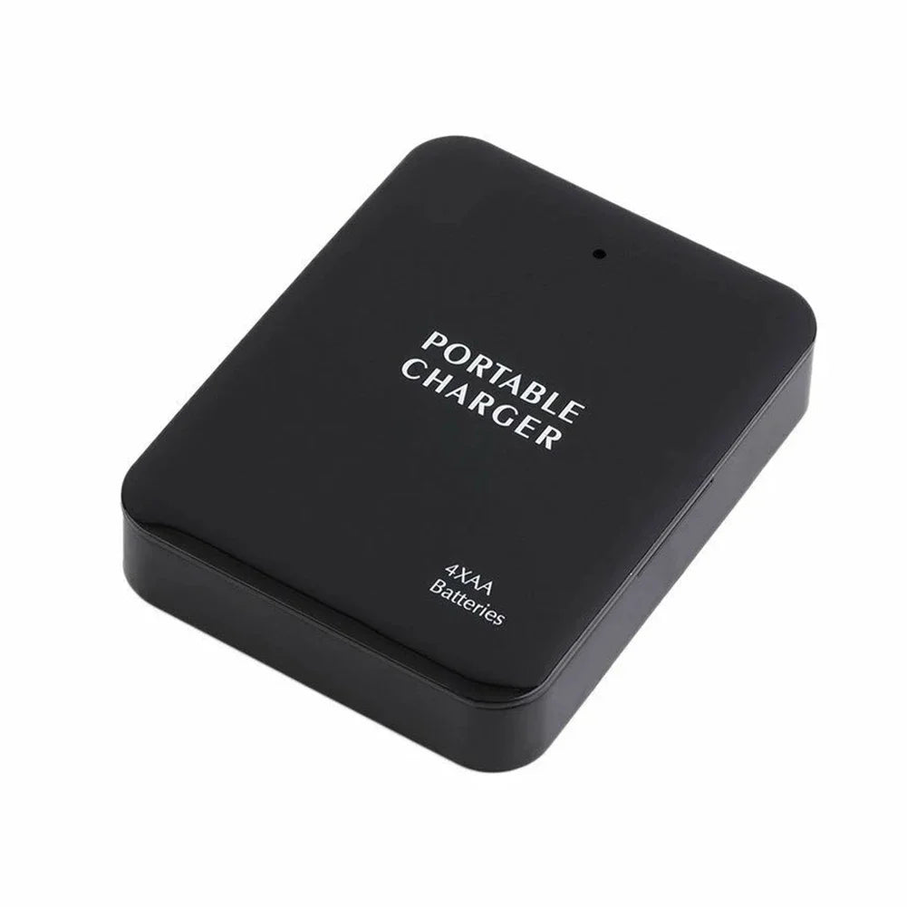 Tragbare Powerbank-Hülle 4xAA mit LED