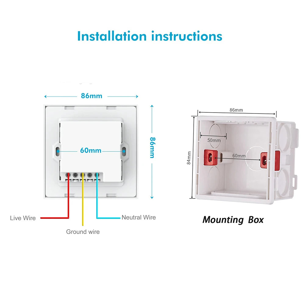 Smart Wi-Fi socket with USB-C charging port 20W