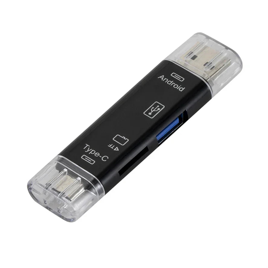 5-in-1 USB OTG Kartenleser Adapter für Handy