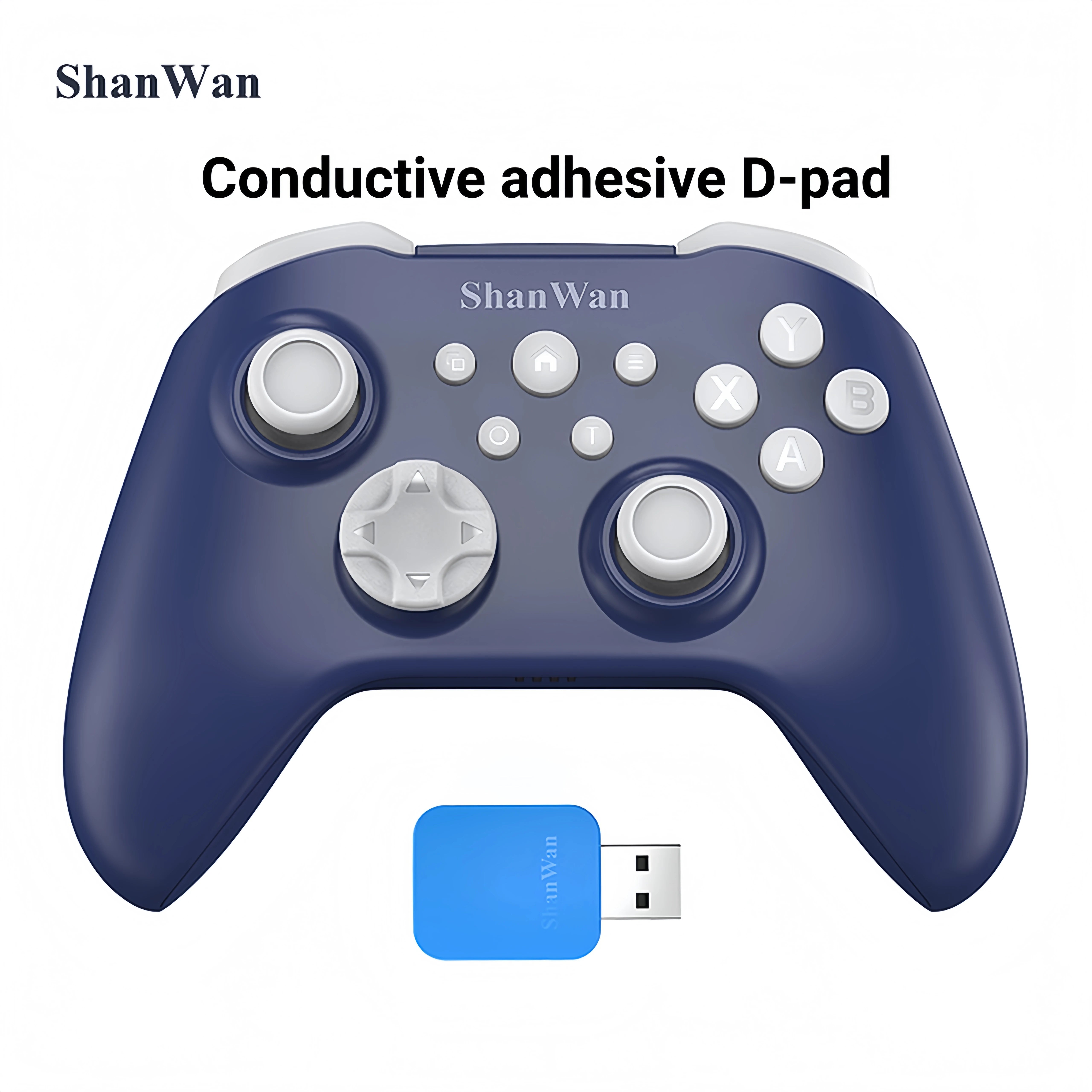 ShanWan Wireless Bluetooth Gamepad mit Hall Joystick