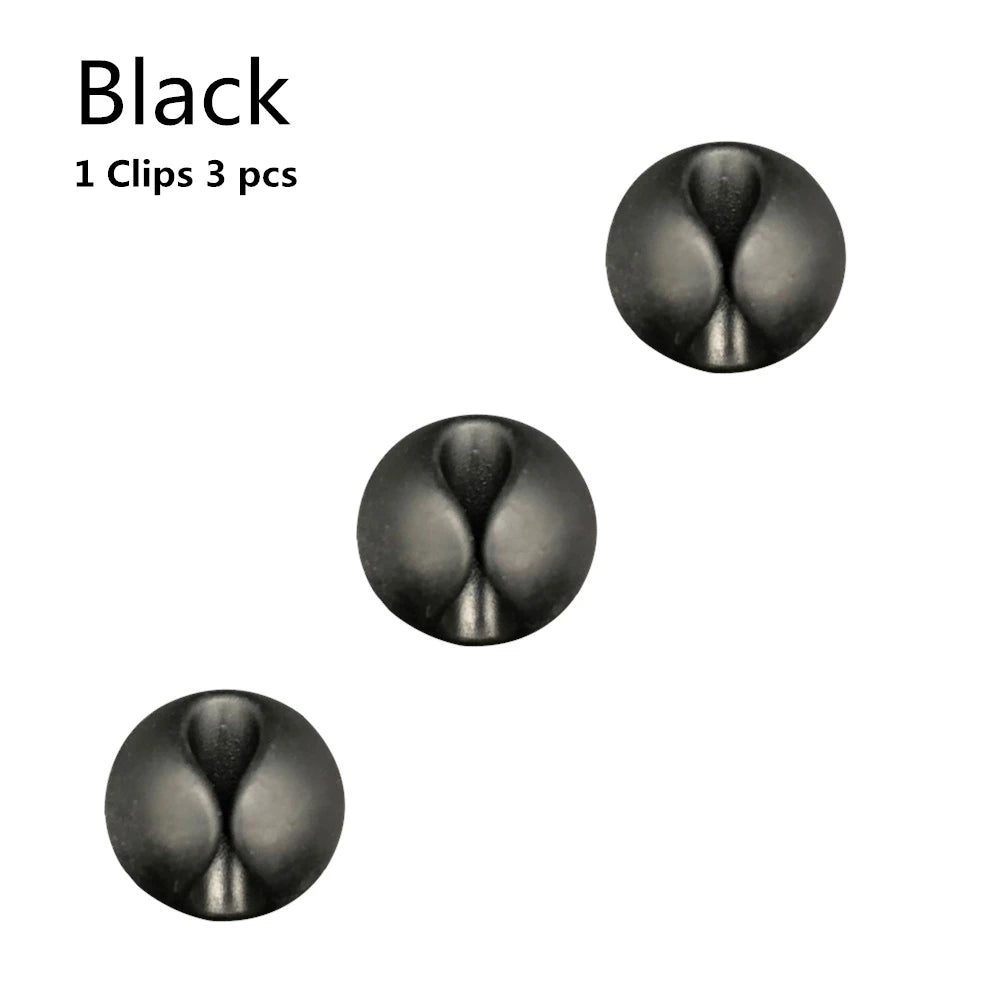 Silikon Kabelclips für USB, Handy und Desktop