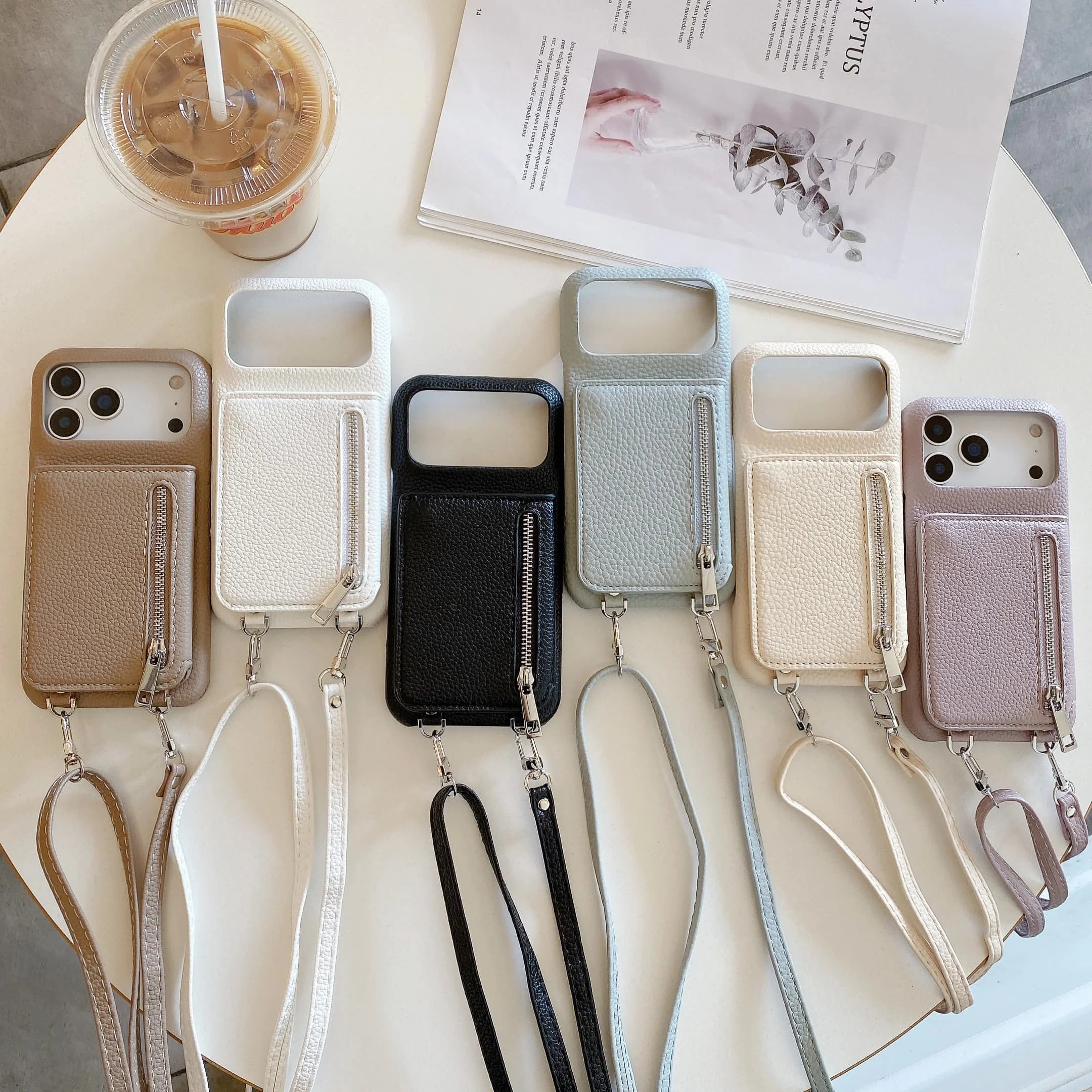 Umhängetasche für iPhone 17 mit Kartenhalter