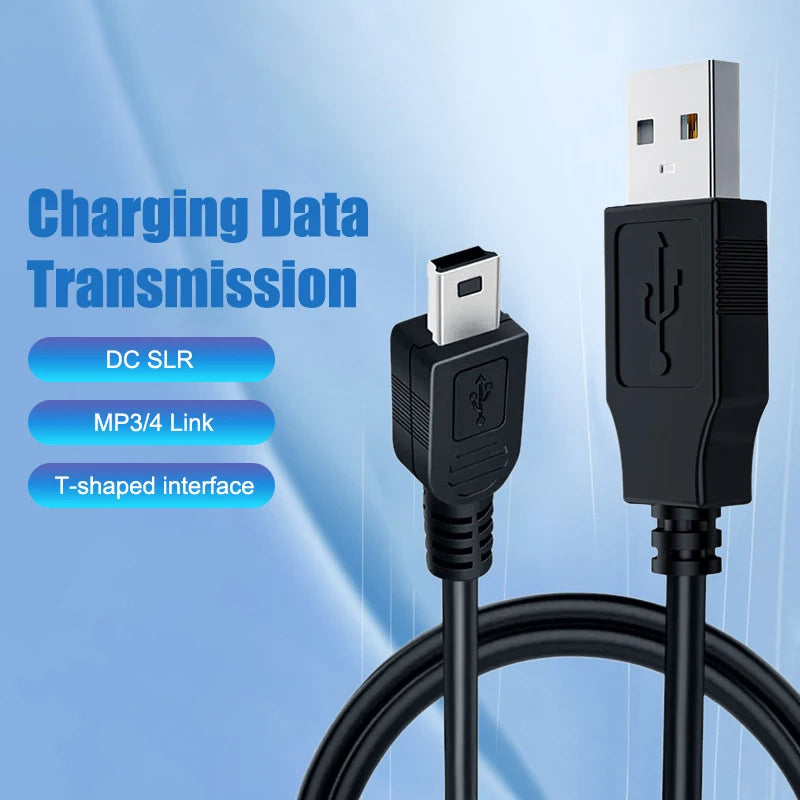 5YOA 0,8 m USB 2.0 Mini B Kabel