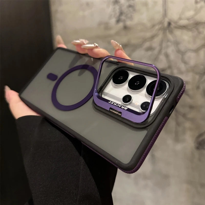 Luxus Metall Magnet Hülle für Samsung S25 Ultra