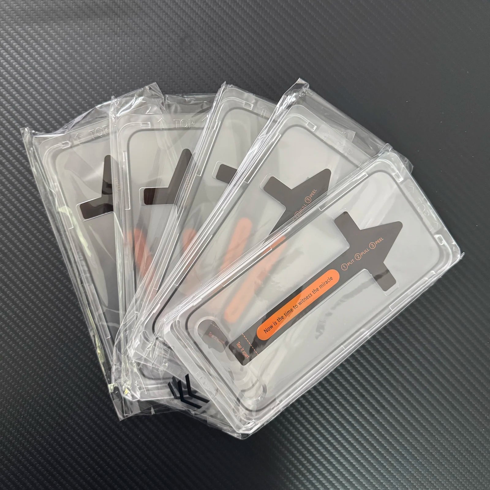 5er Set Panzerglas Displayschutz für iPhone 17