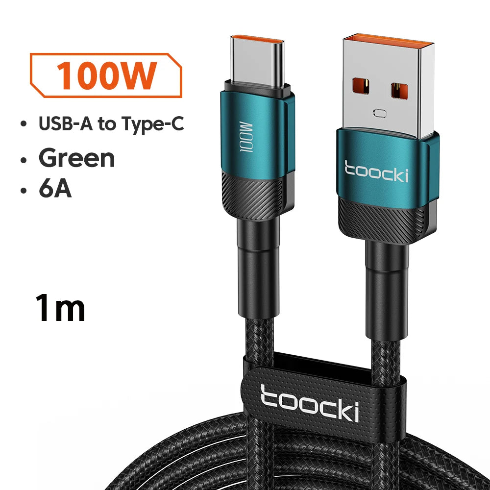 Toocki 6A USB-C Schnellladekabel