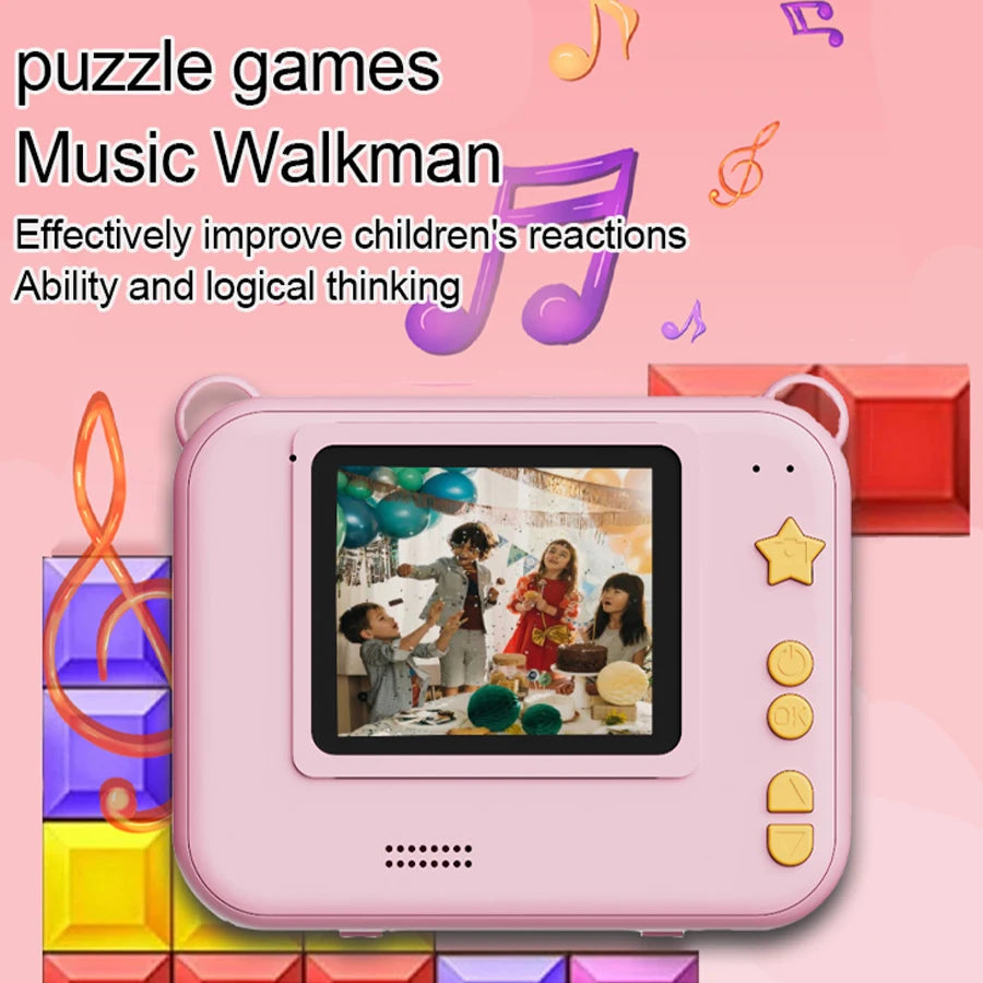 Kinder Sofortbildkamera mit 1080P HD Video & Druck