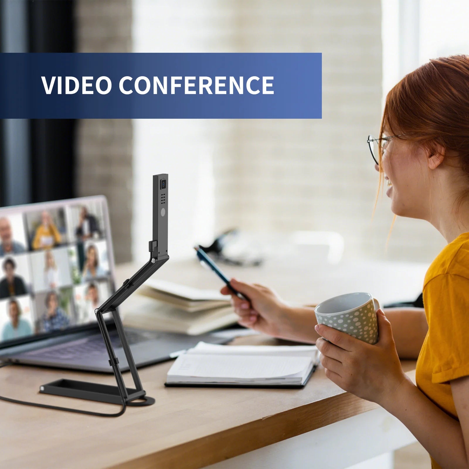 4K Dokumentenscanner & Webcam mit Mikrofon