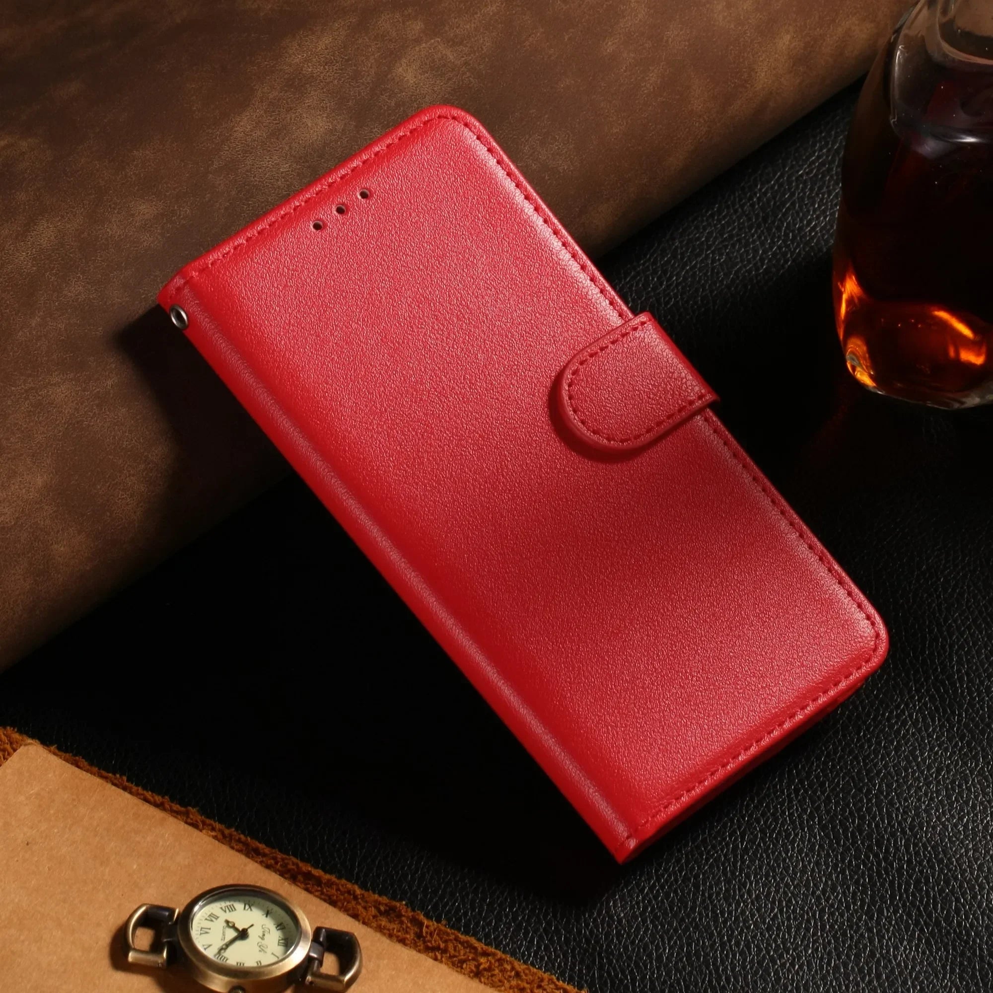 Für Samsung Galaxy Leder Flip Wallet