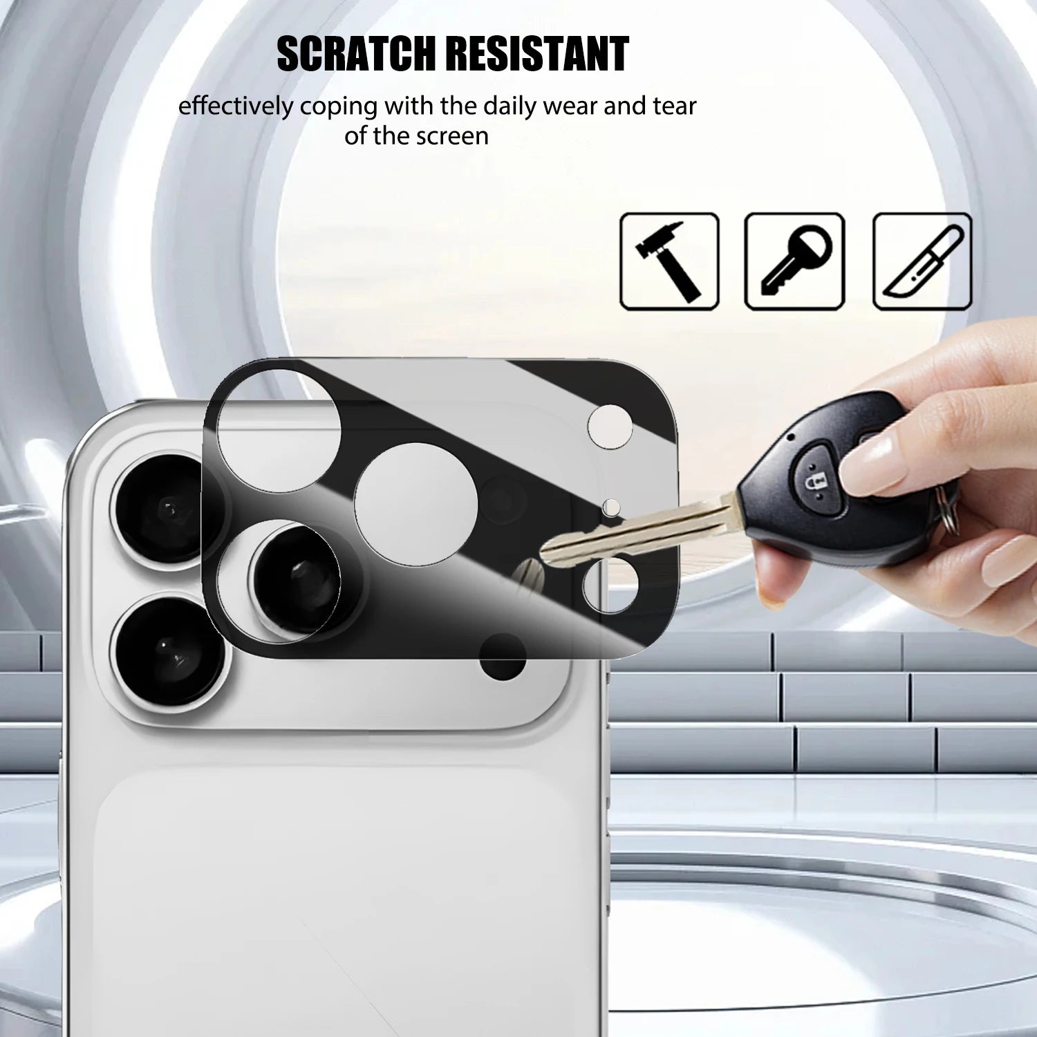 Camera lens protector glass for iPhone 17 series