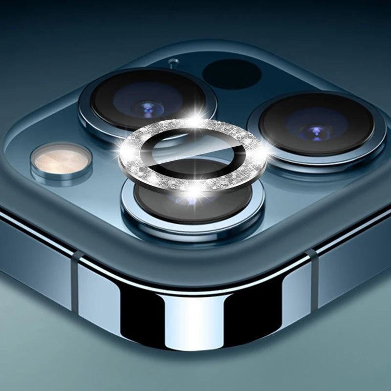 Metall-Ring Kameraobjektivschutz für iPhone 11–15 Pro Max