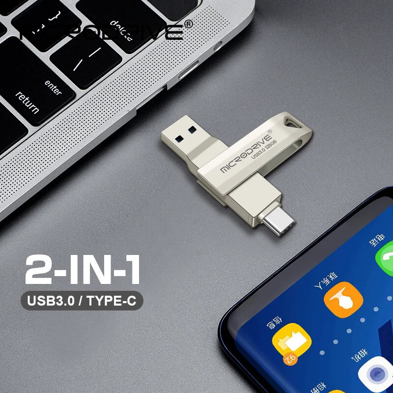 Typ C 3-in-1 USB 3.0 Flashlaufwerk 256GB
