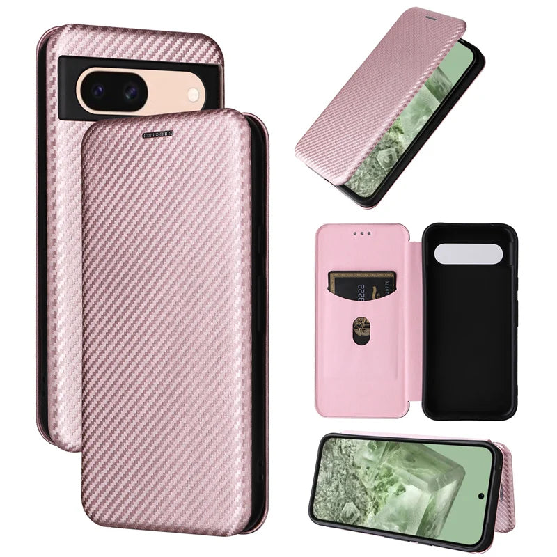 Luxuriöse Carbon Hülle für Google Pixel 8A