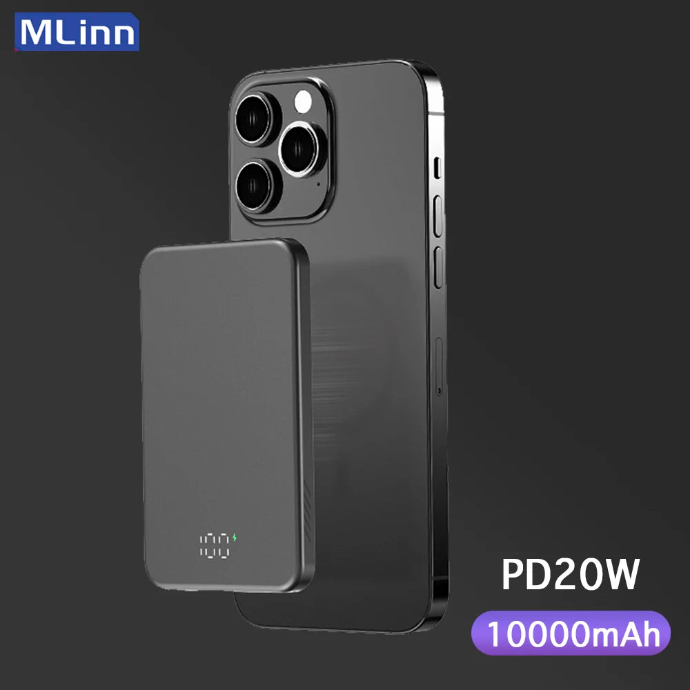 Magnetische 10000mAh Powerbank mit Schnellladung