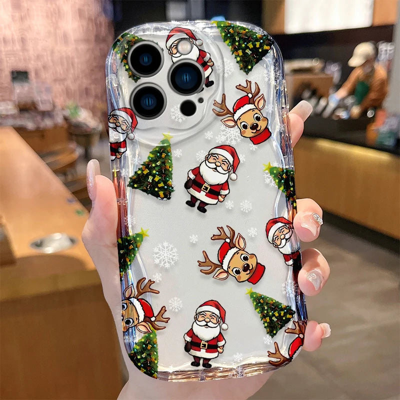 Weihnachts Silikonhülle für iPhone 16 Pro Max
