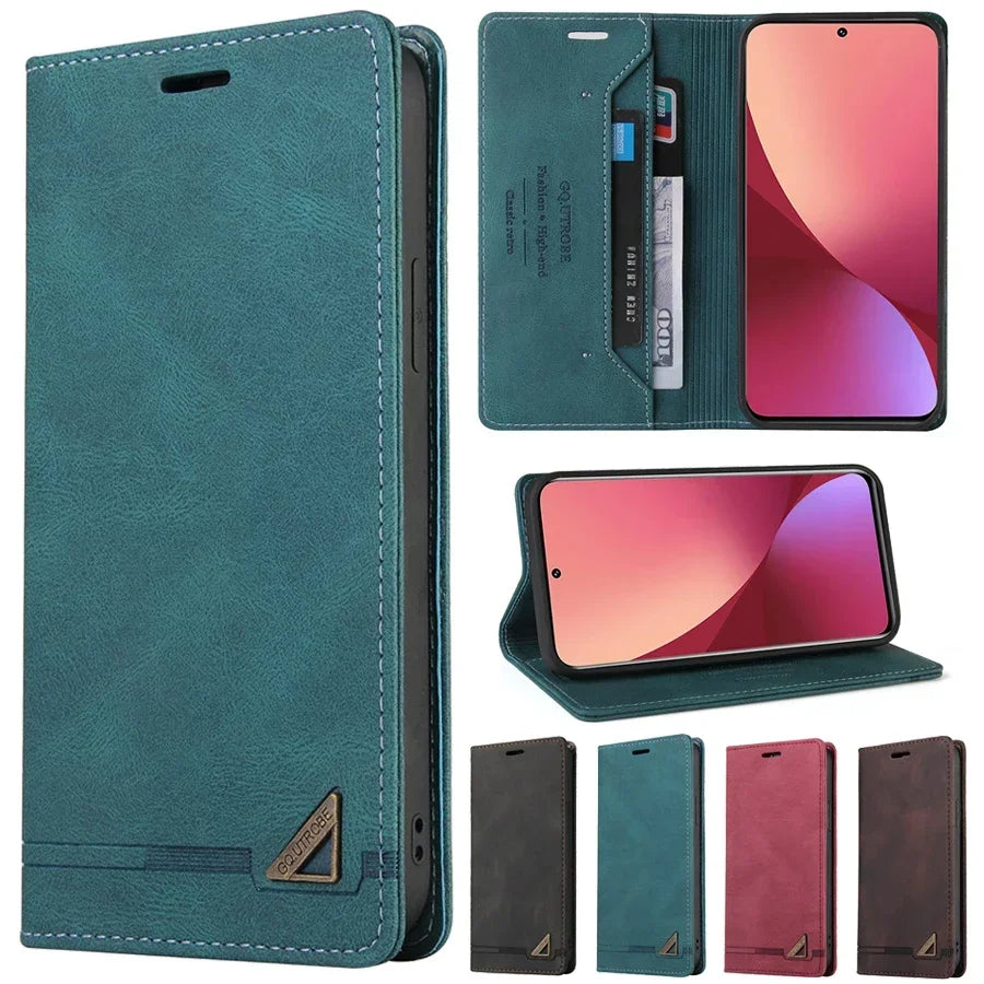 Magnetische Flip Tasche für Xiaomi & Poco