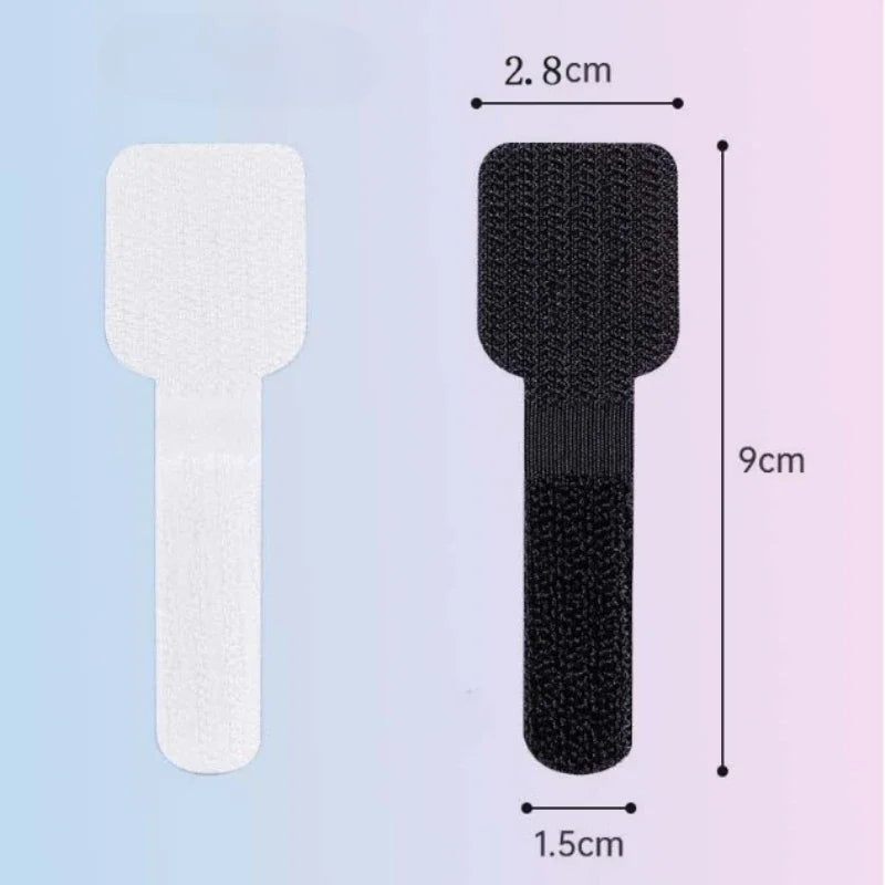 Wiederverwendbare Klett-Kabelbinder Organizer