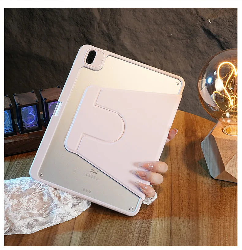 Étui magnétique rotatif pour iPad