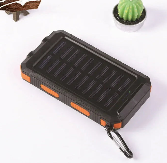 Large 200000 mAh solar power bank for outdoor use