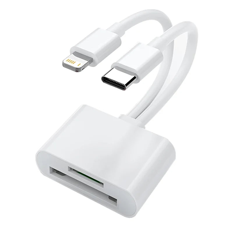 2-in-1 OTG Kartenleser USB SD TF Adapter