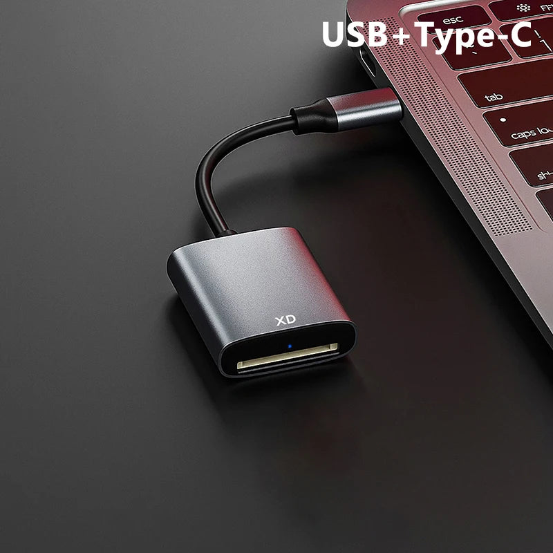 2-in-1 USB & Type-C Lightning Kartenleser Adapter