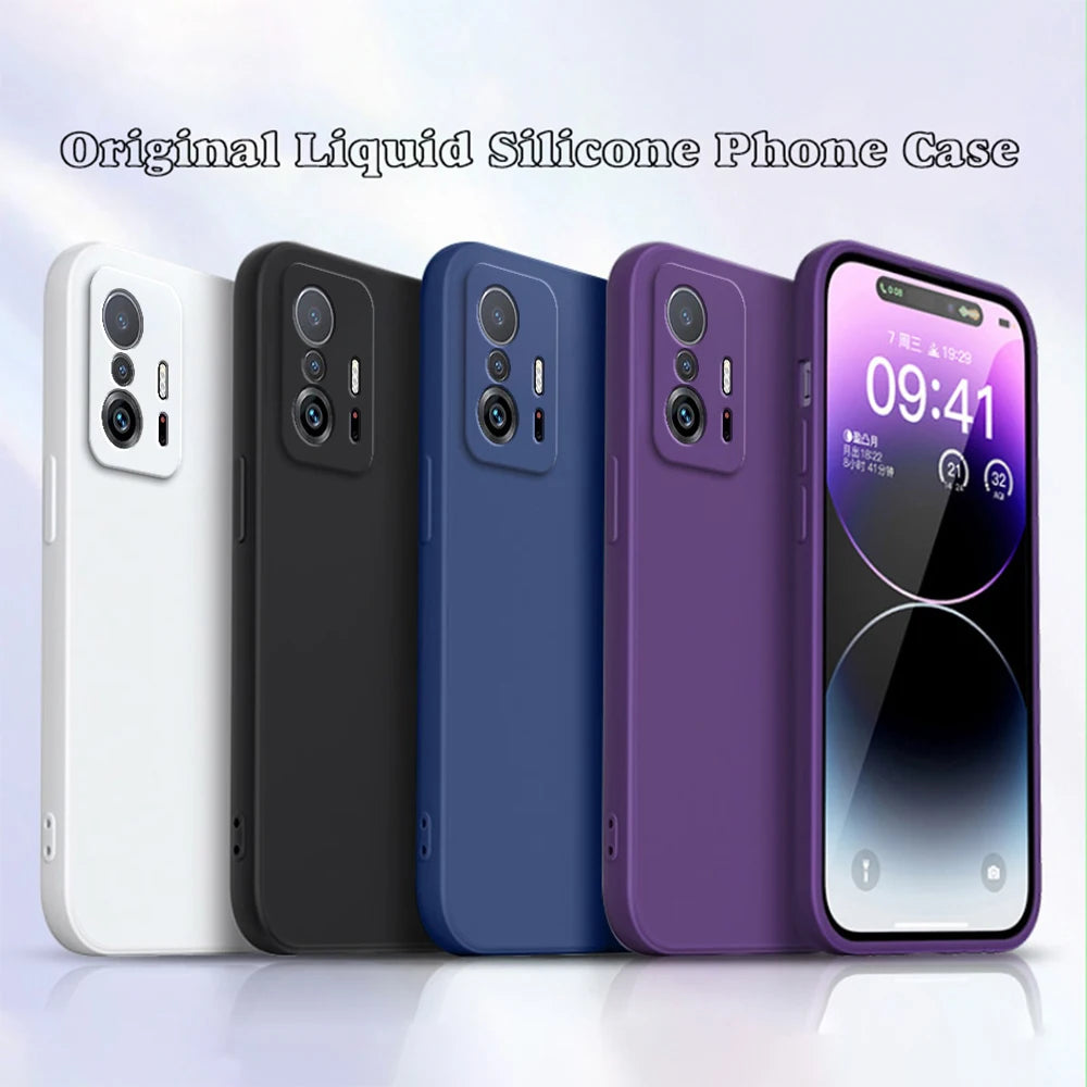Halb-Hülle aus Flüssigsilikon Xiaomi 11T Pro