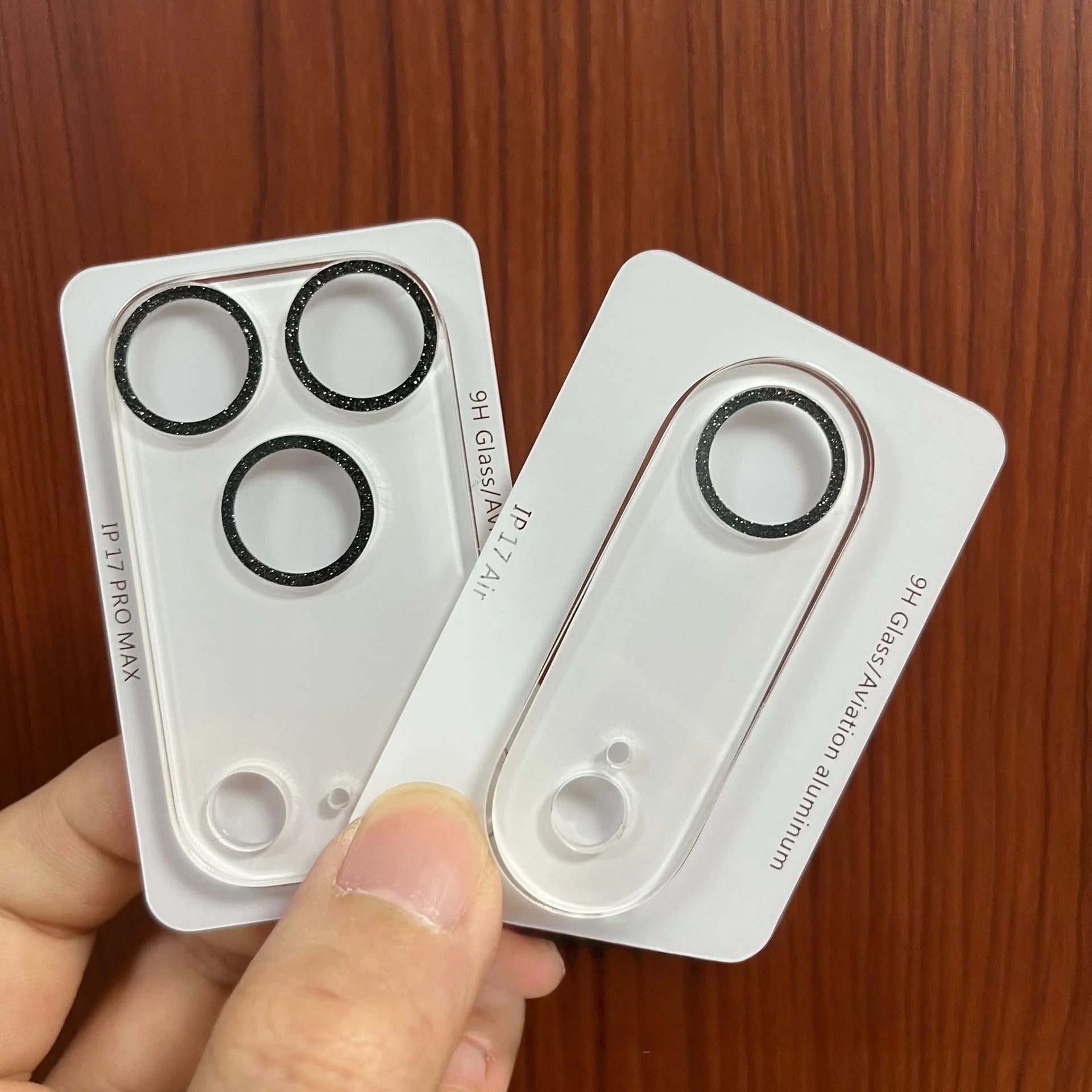 3D Glitzer Kamera Schutzfolie für iPhone 17 Serie