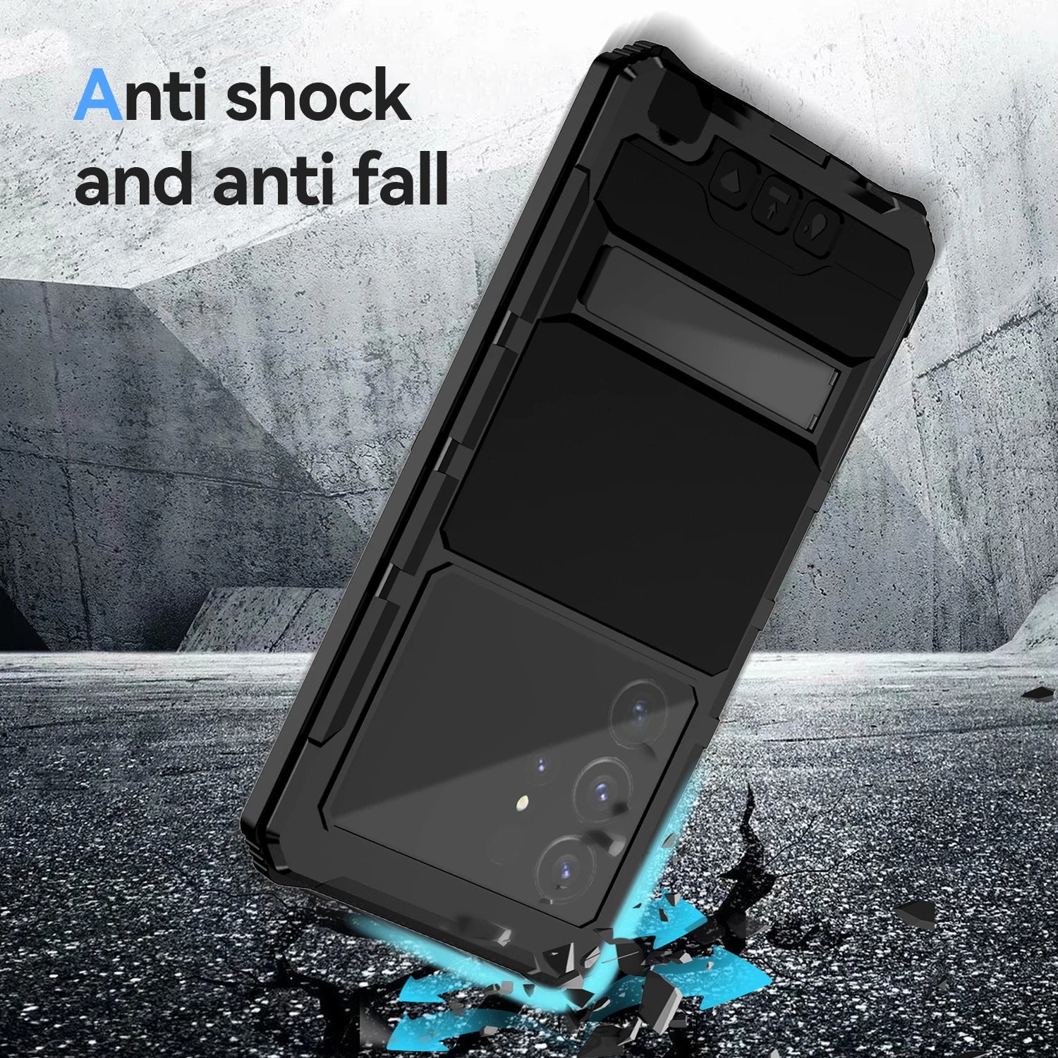 Heavy-Duty Aluminium Metall Hülle für Samsung S25 Ultra