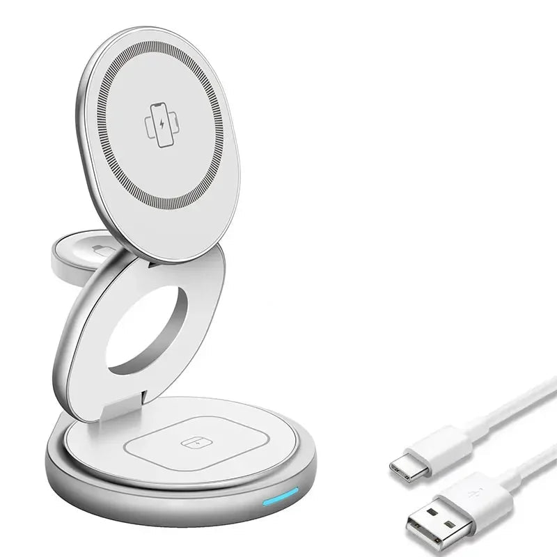 3-in-1 Magnetischer Wireless Charger Ständer