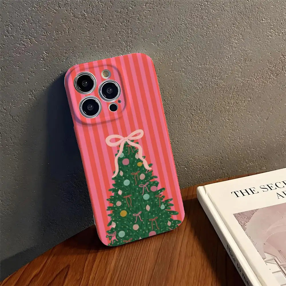 Weihnachtsstreifen Hülle für iPhone 17 & 16