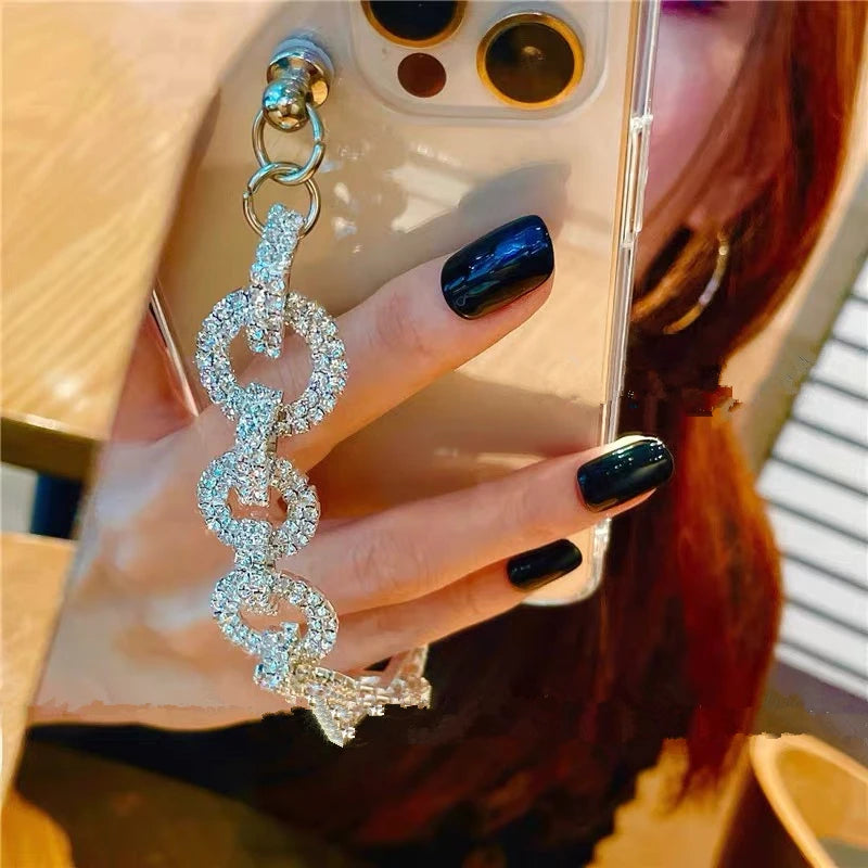 Luxury Glitter Diamond Bracelet Case for iPhone 17