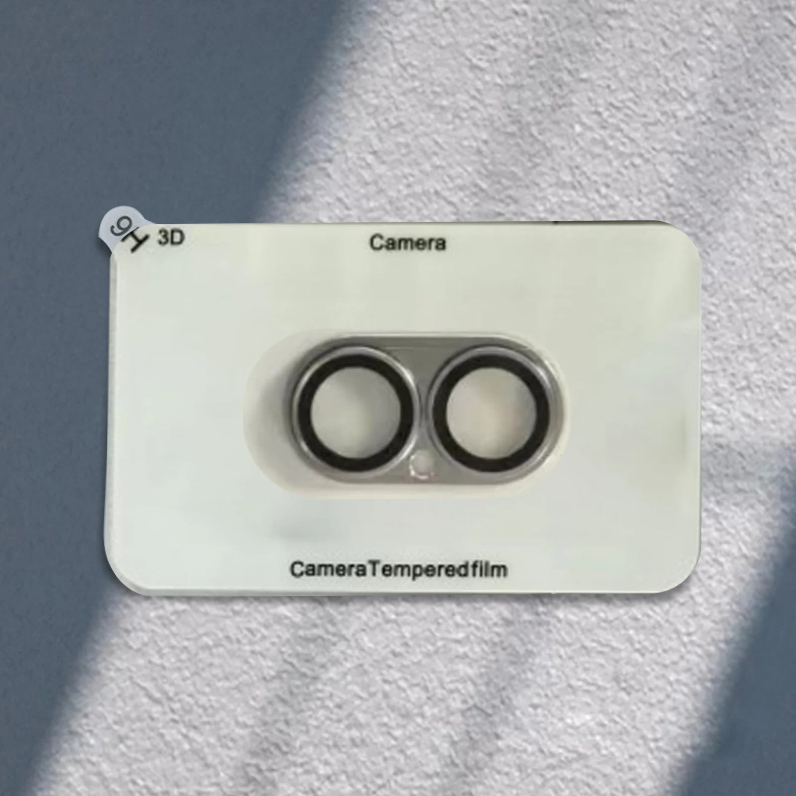 Brushed metal camera lens protector for iPhone 17 series