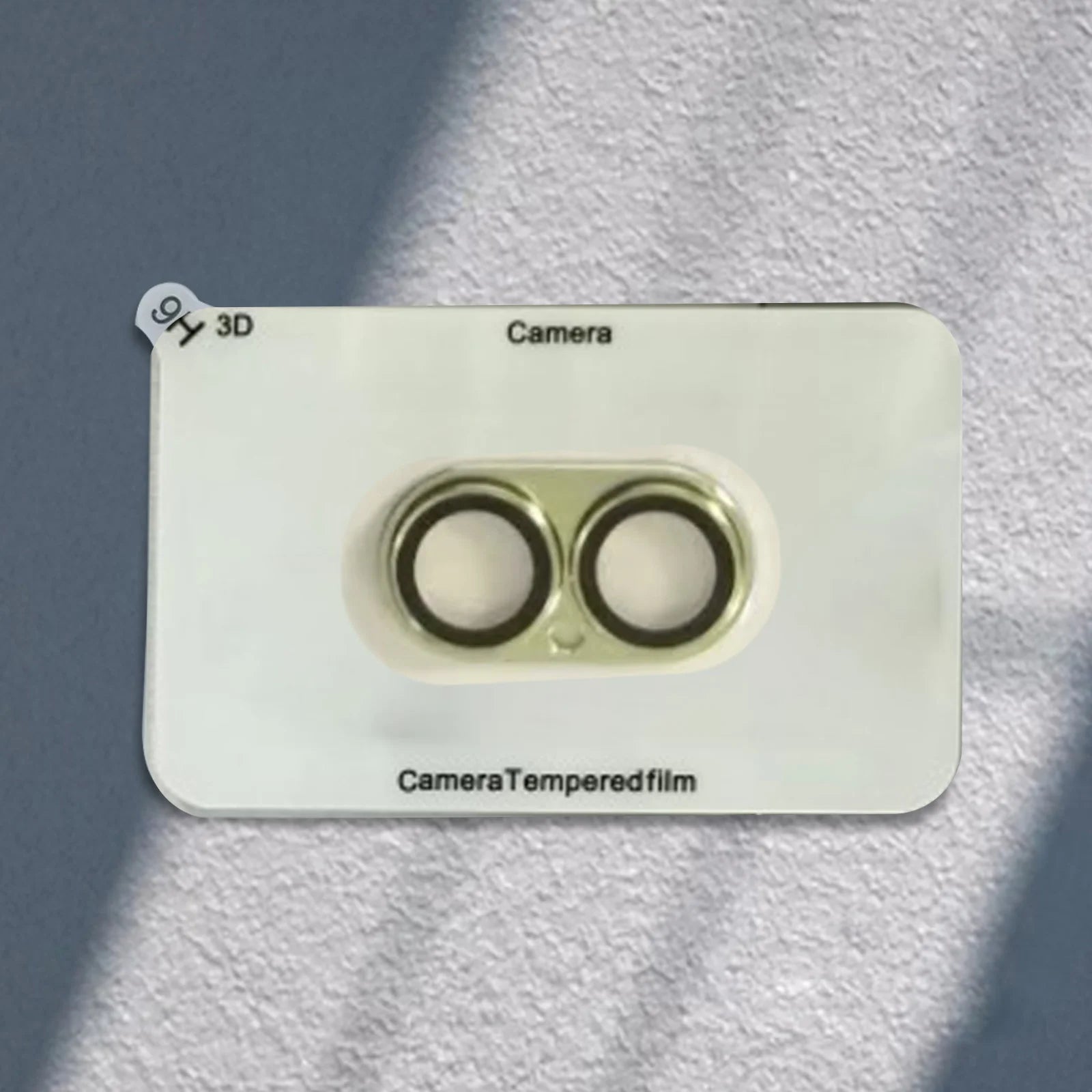 Brushed metal camera lens protector for iPhone 17 series