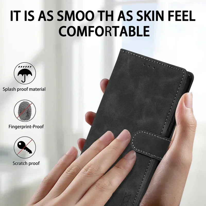 Magnetische Flip Ledertasche Xiaomi