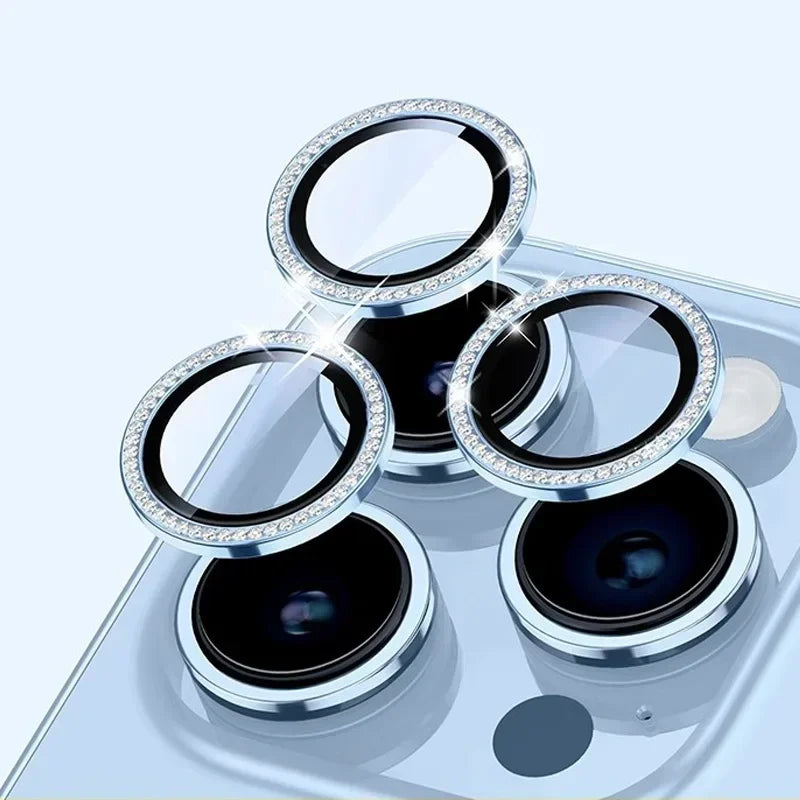 Glitzernde Diamant Kamera Schutz Hülle für iPhone 17