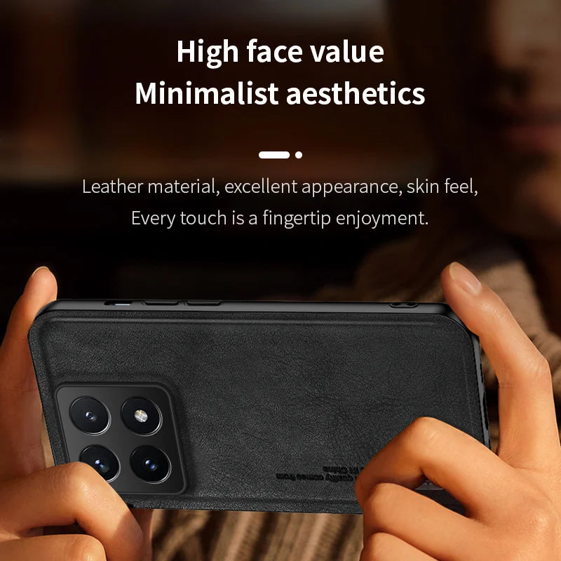Rückseite Lederhülle Xiaomi 14T Pro
