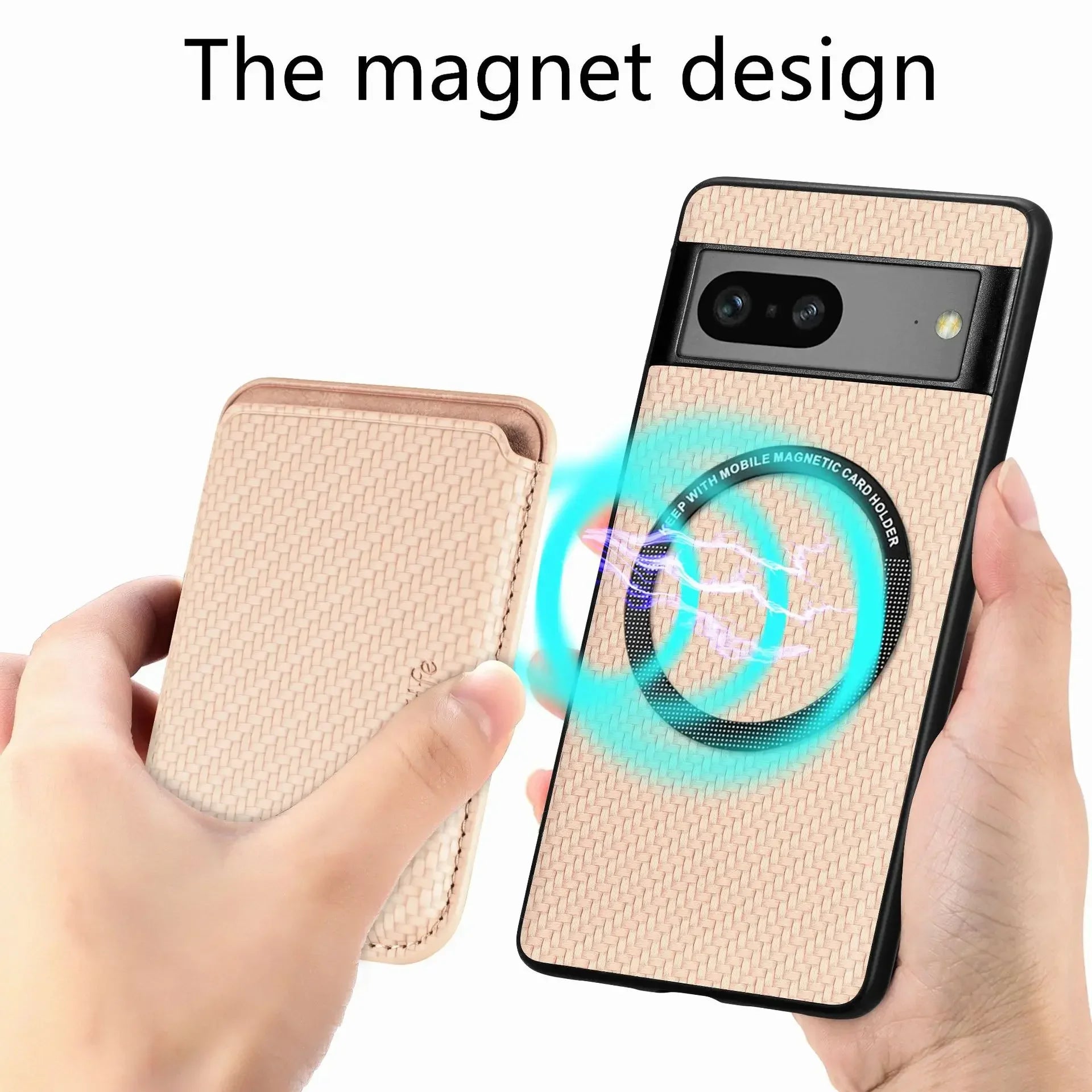 Magnetisches Kartenfach Case für Google Pixel 9 Pro XL