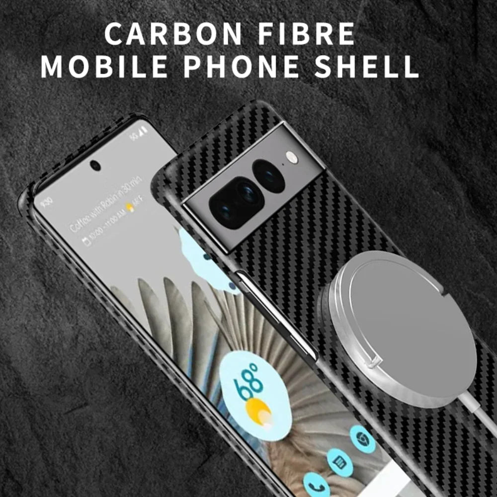 Luxuriöse Carbon Fiber Hülle für Google Pixel 10