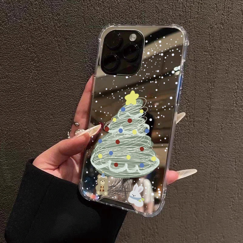 Weihnachtsbaum Stern Spiegel Handyhülle für S25