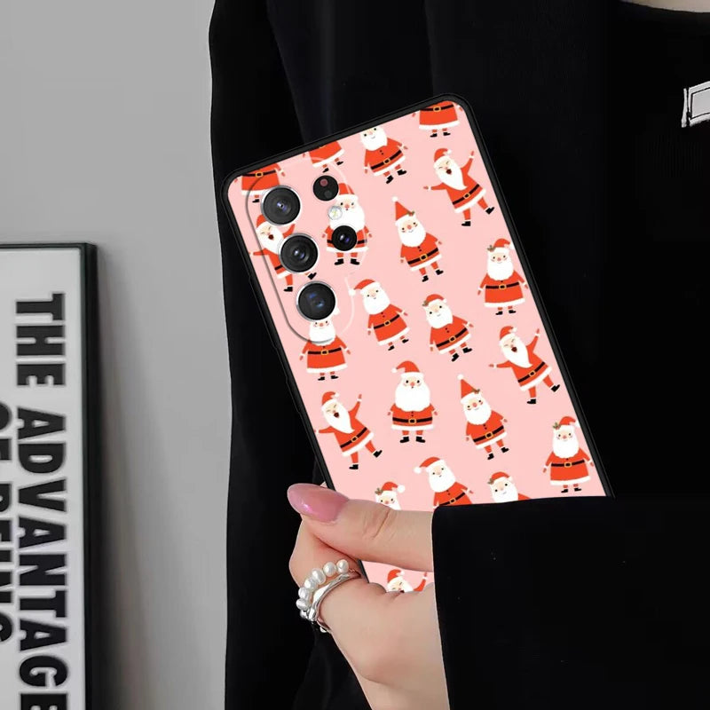 Weihnachts-Cartoon Hülle Samsung S25 Ultra